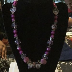 Homemade Breast Cancer Necklace